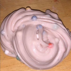 pink raspberry lemonade slime